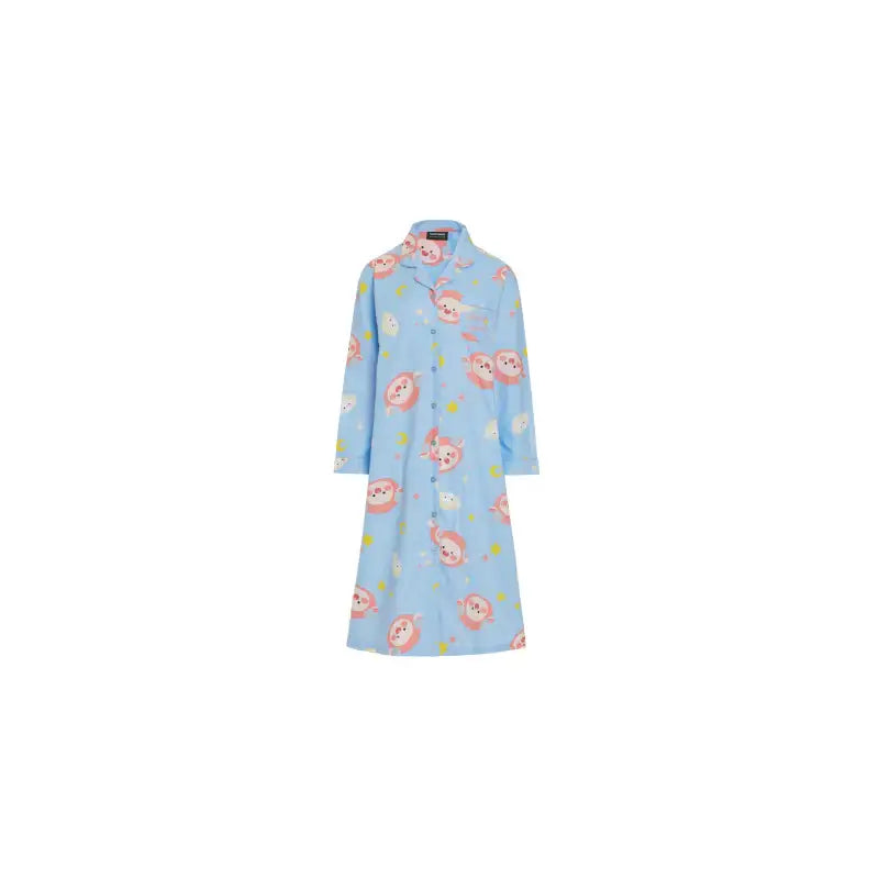 Kakao Friends - Lovely Apeach - Twill One Piece Nightwear - Kakao Friends - Clothing - Harumio
