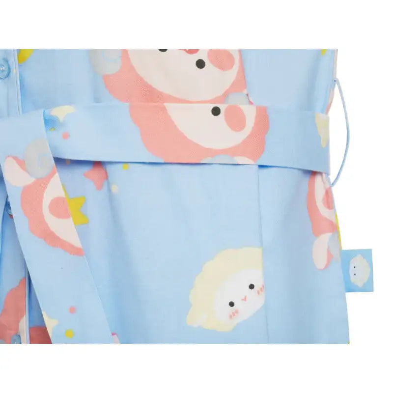 Kakao Friends - Lovely Apeach - Twill One Piece Nightwear - Kakao Friends - Clothing - Harumio