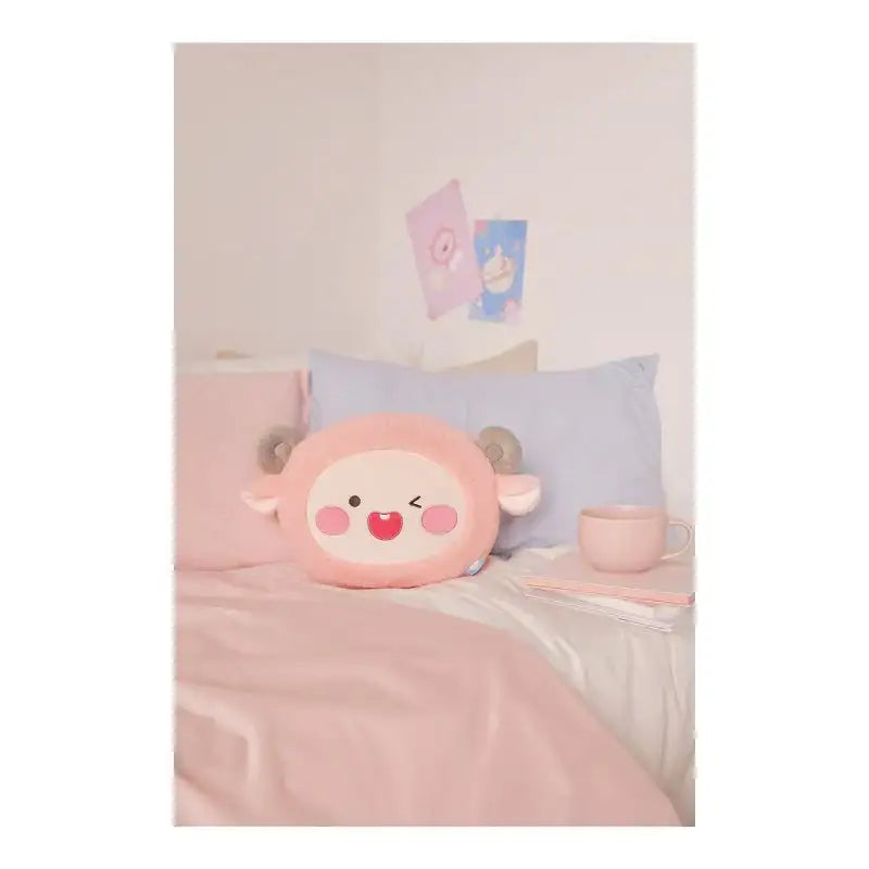 Kakao Friends - Lovely Apeach - Face Cushion - Kakao Friends - Toy - Harumio