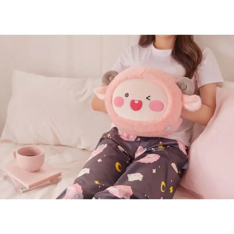 Kakao Friends - Lovely Apeach - Face Cushion - Kakao Friends - Toy - Harumio