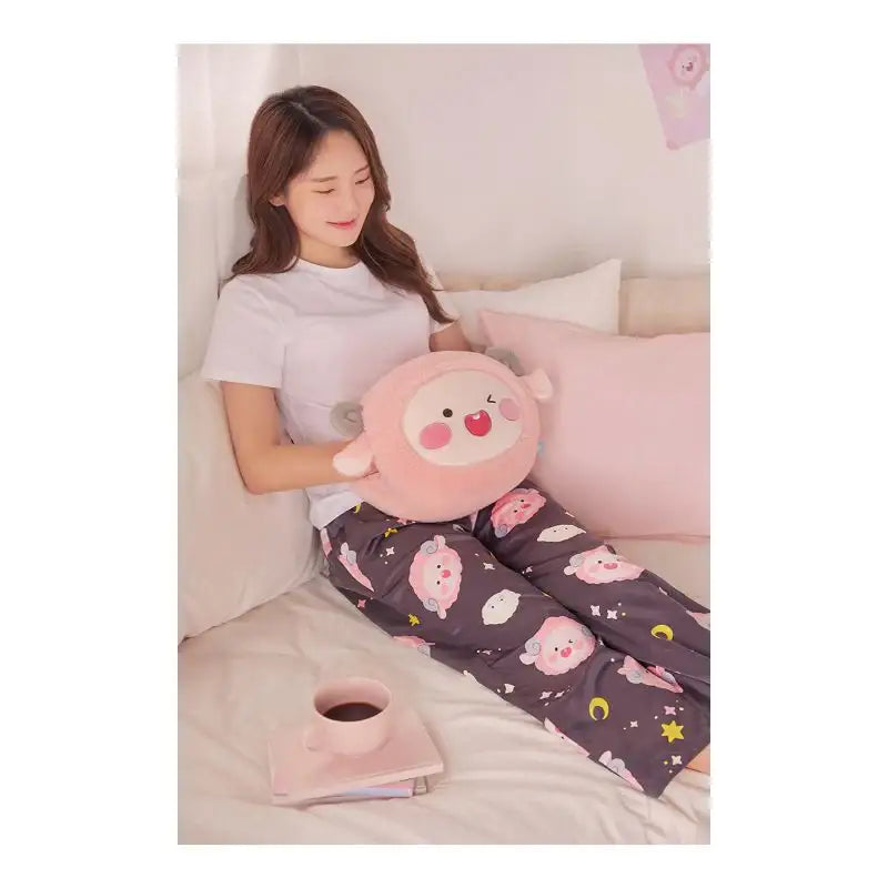 Kakao Friends - Lovely Apeach - Face Cushion - Kakao Friends - Toy - Harumio