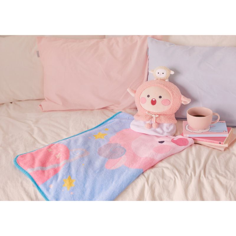Kakao Friends - Lovely Apeach - Cushion Blanket