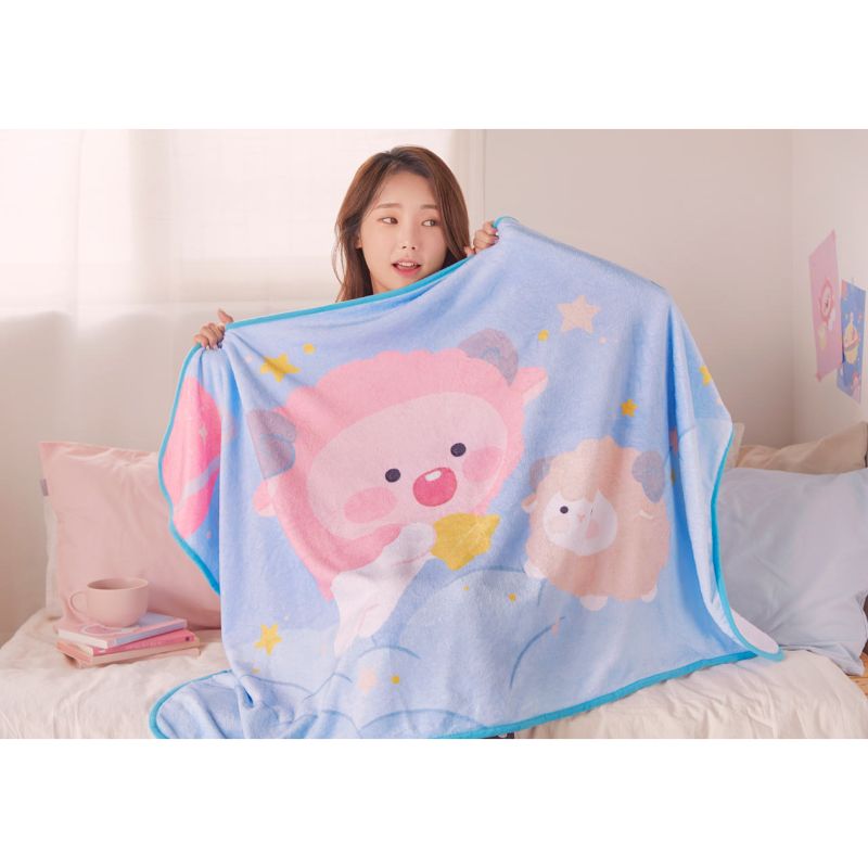 Kakao Friends - Lovely Apeach - Cushion Blanket