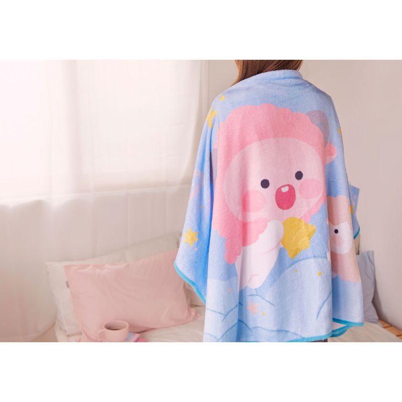 Kakao Friends - Lovely Apeach - Cushion Blanket