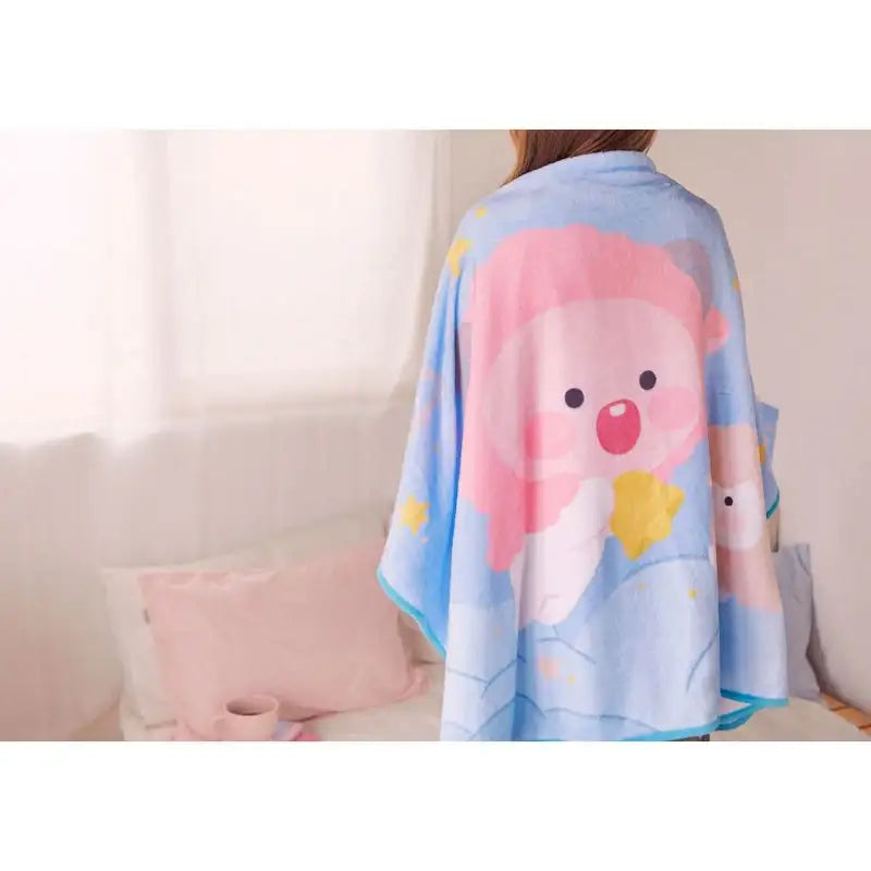 Kakao Friends - Lovely Apeach - Cushion Blanket - Kakao Friends - Accesories - Harumio