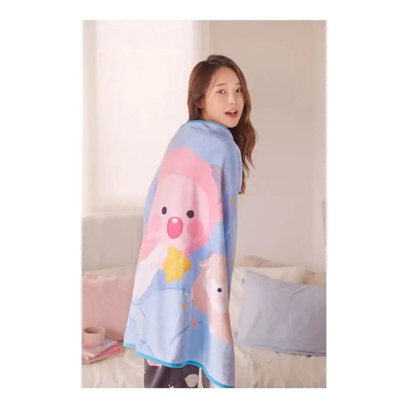 Kakao Friends - Lovely Apeach - Cushion Blanket - Kakao Friends - Accesories - Harumio