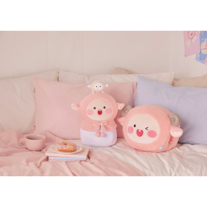 Kakao Friends - Lovely Apeach - Cushion Blanket