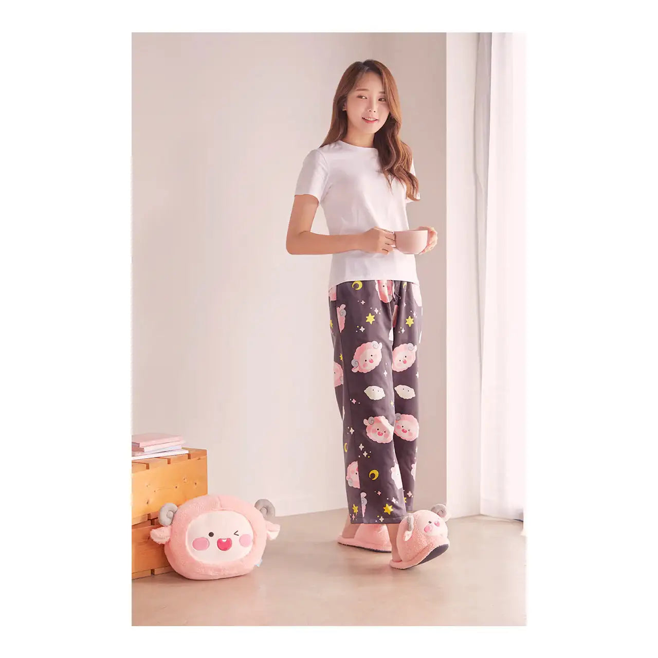 Kakao Friends - Lovely Apeach - Homewear Pants - Kakao Friends - Clothing - Harumio