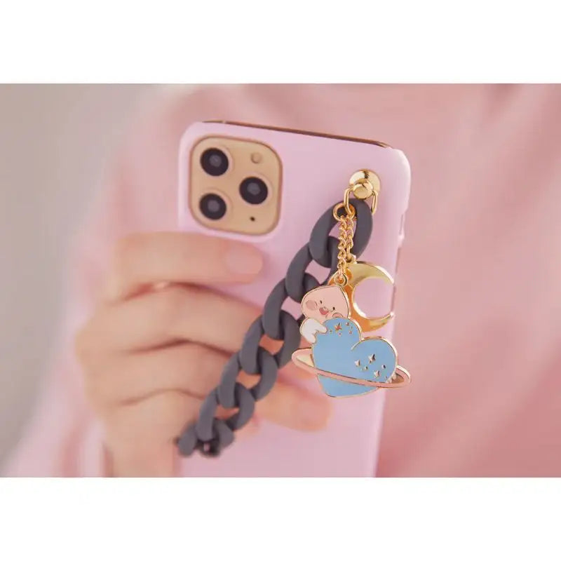 Kakao Friends - Lovely Apeach - Phone Case with Strap - Kakao Friends - Accesories - Harumio