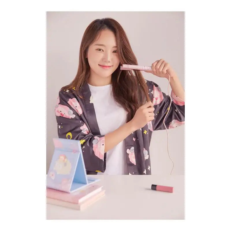 Kakao Friends - Lovely Apeach - Mini Flat Iron - Kakao Friends - Hair Styling Tools - Harumio