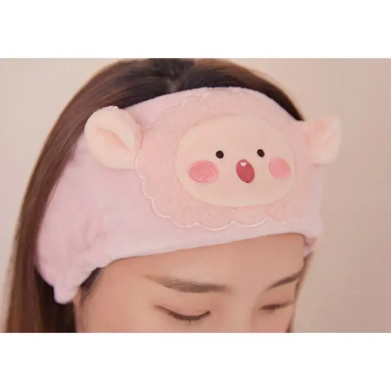Kakao Friends - Lovely Apeach - Flat Face Wash Band - Kakao Friends - Face Wash Headband - Harumio