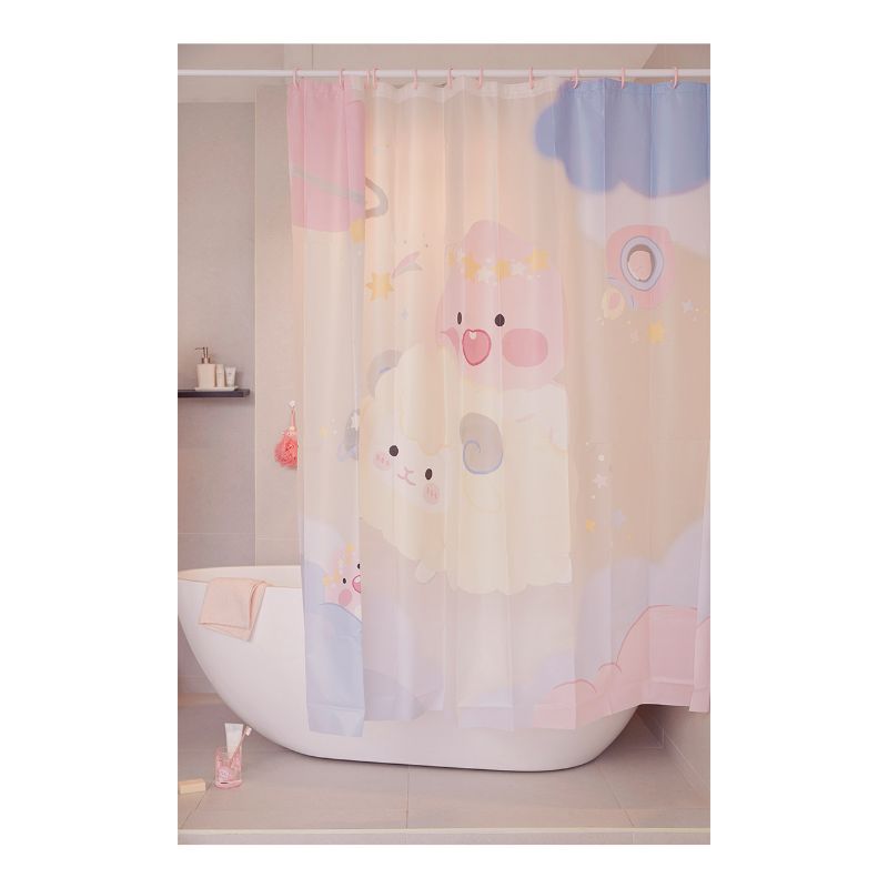 Kakao Friends - Lovely Apeach - Shower Curtain