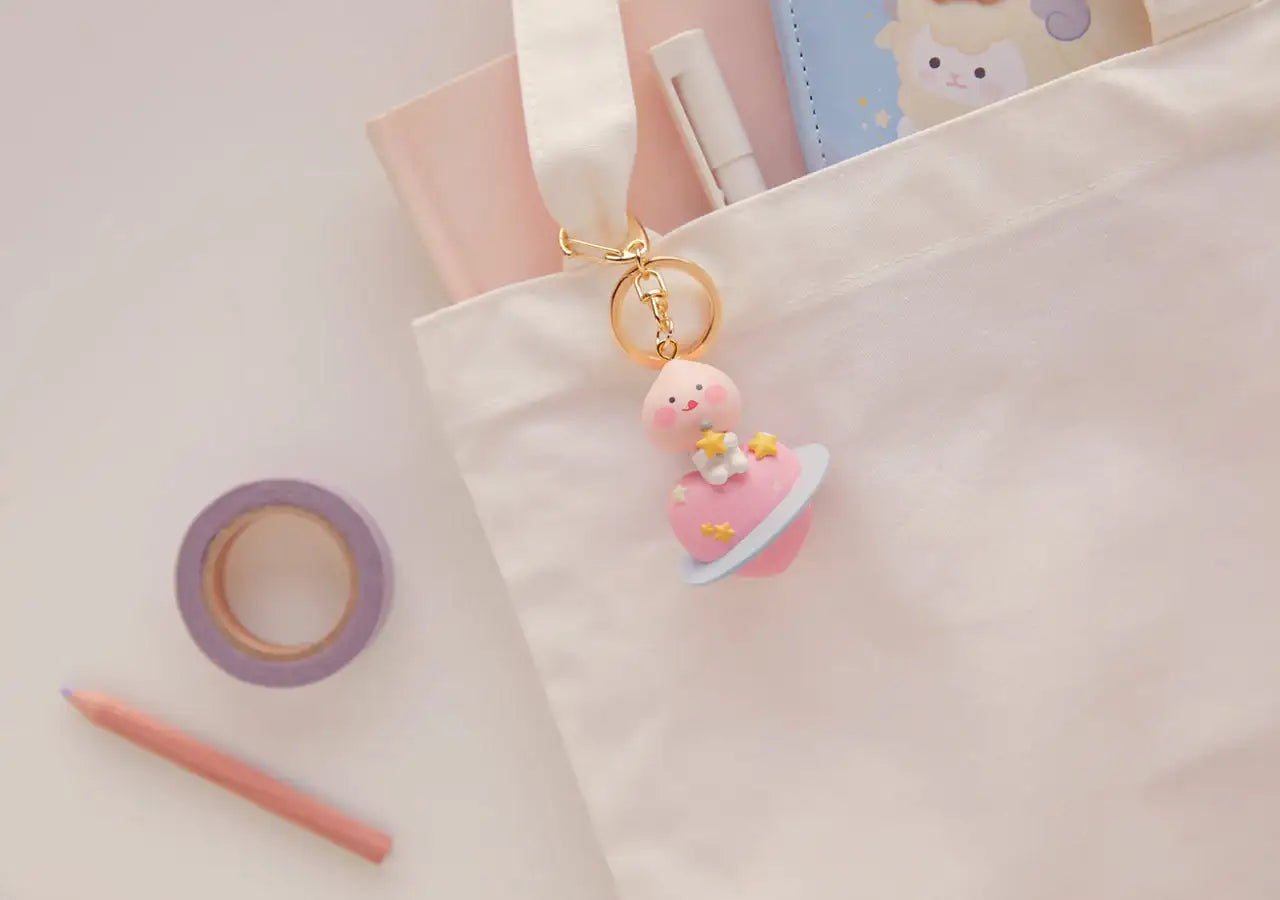 Kakao Friends - Lovely Apeach - Figure Keyring - Kakao Friends - Accesories - Harumio