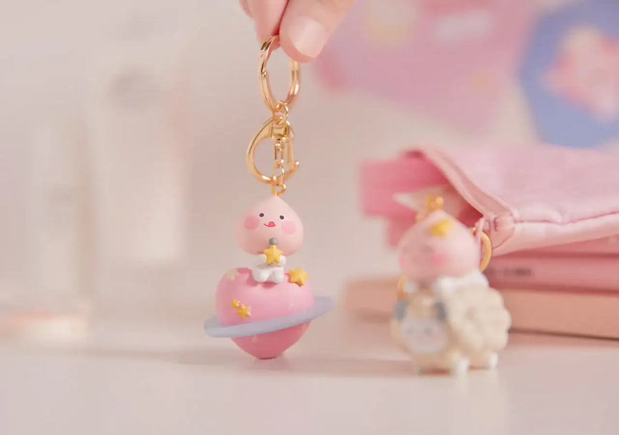 Kakao Friends - Lovely Apeach - Figure Keyring - Kakao Friends - Accesories - Harumio