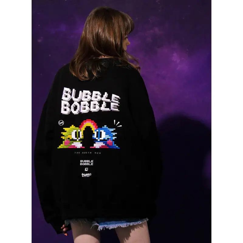 TWN x Bubble Bobble - Bubble Box Sweatshirt - TWN - Clothing - Harumio