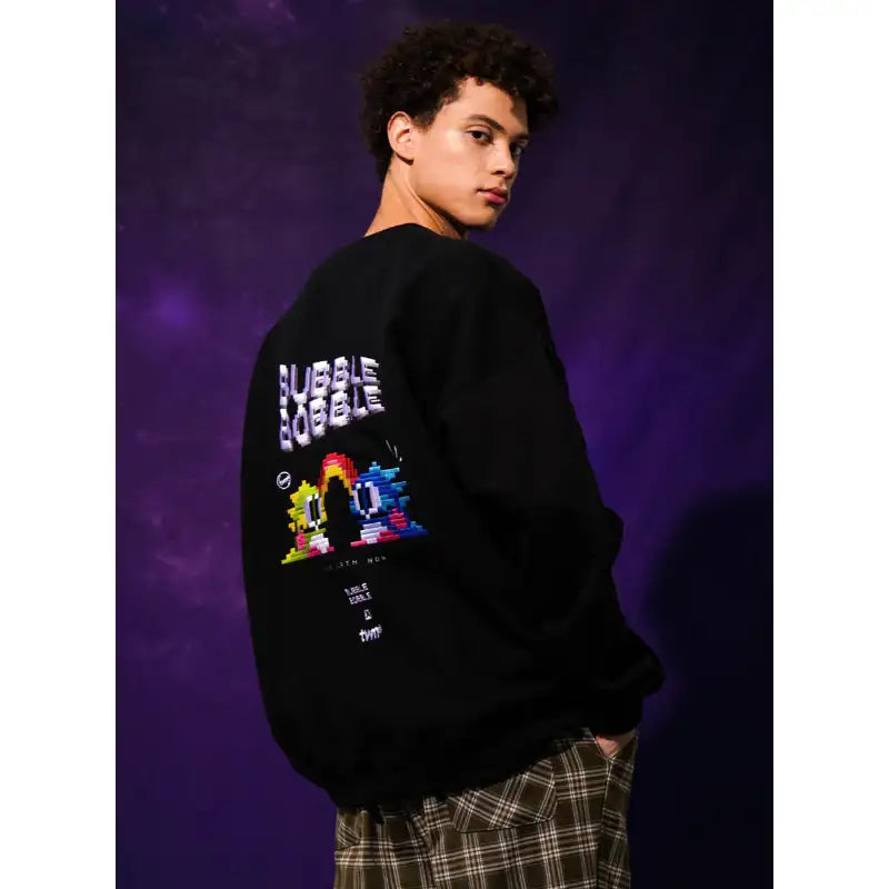 TWN x Bubble Bobble - Bubble Box Sweatshirt - TWN - Clothing - Harumio