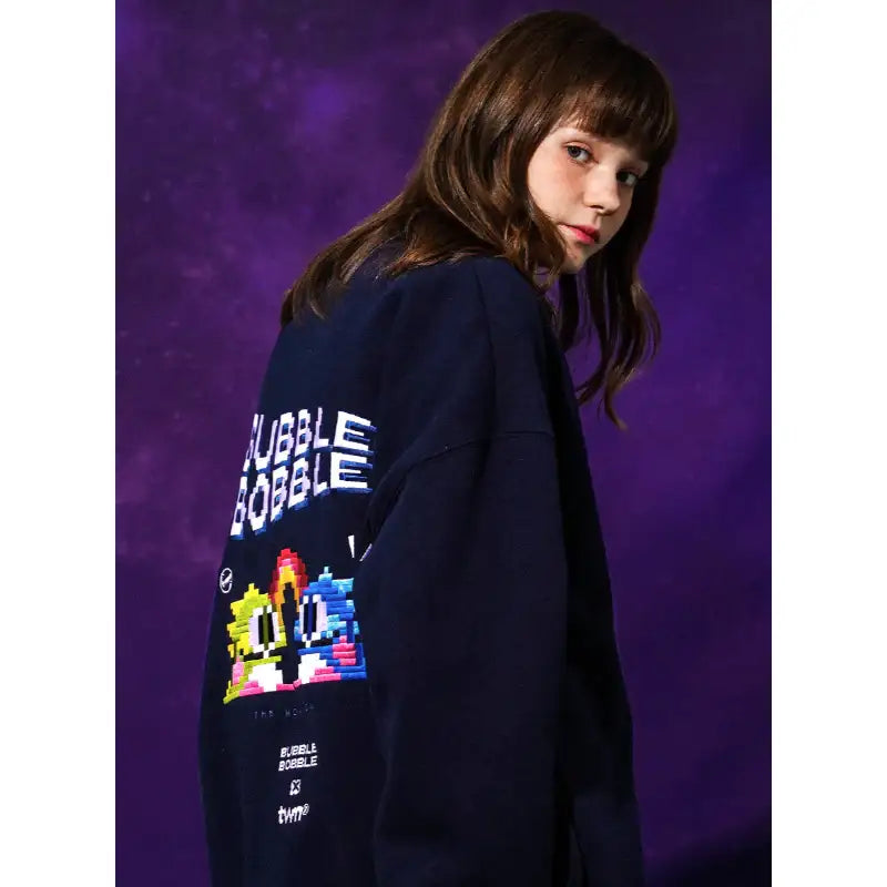 TWN x Bubble Bobble - Bubble Box Sweatshirt - TWN - Clothing - Harumio