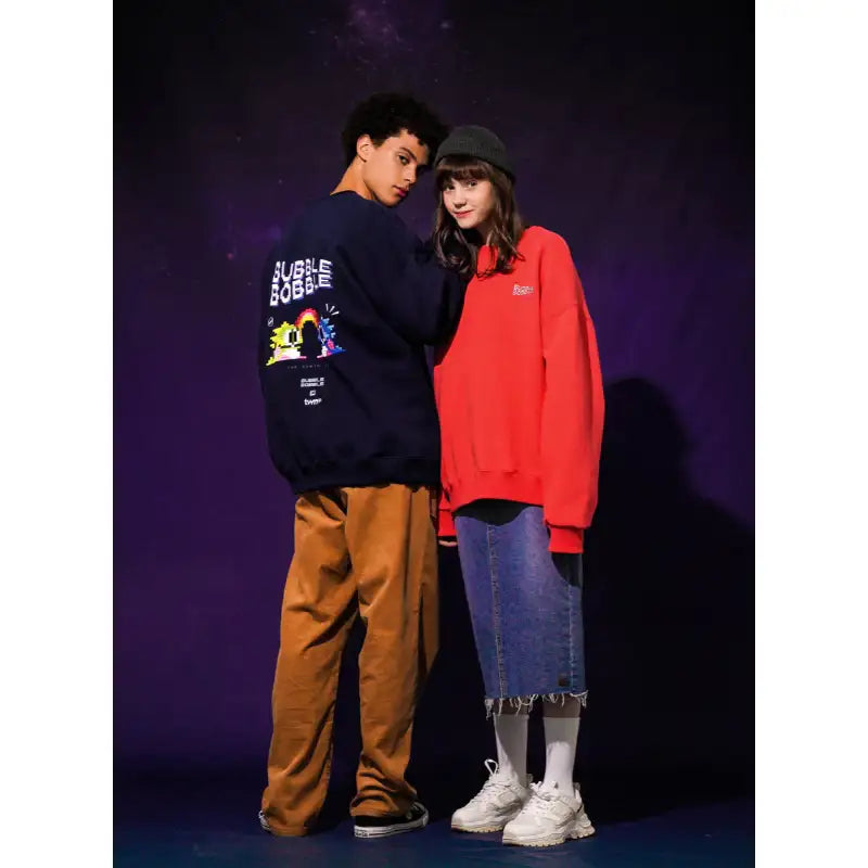 TWN x Bubble Bobble - Bubble Box Sweatshirt - TWN - Clothing - Harumio