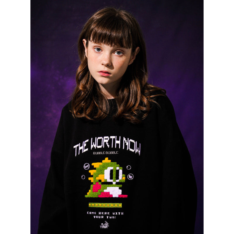 TWN x Bubble Bobble - Bubble Round Neck Sweater