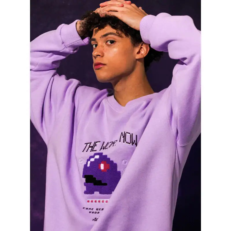 TWN x Bubble Bobble - Bubble Round Neck Sweater - TWN - Clothing - Harumio