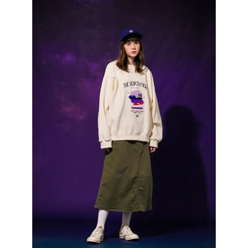 TWN x Bubble Bobble - Bubble Round Neck Sweater - TWN - Clothing - Harumio