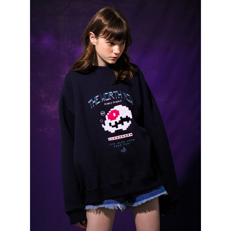 TWN x Bubble Bobble - Bubble Round Neck Sweater