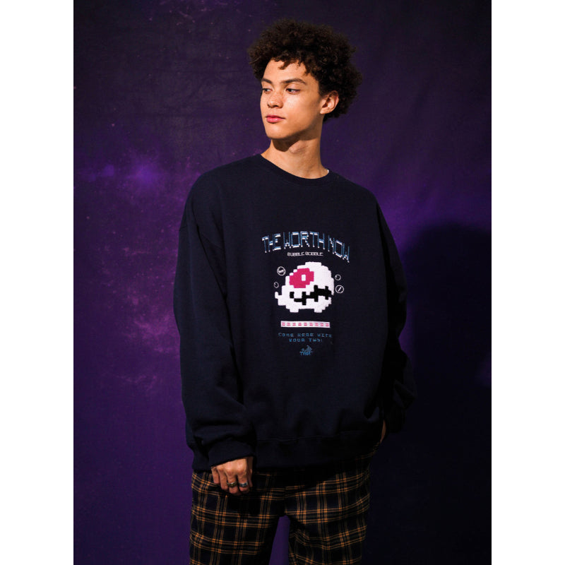 TWN x Bubble Bobble - Bubble Round Neck Sweater