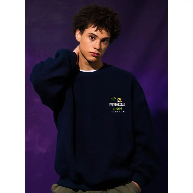 TWN x Bubble Bobble - Textless Sweatshirt - TWN - Clothing - Harumio