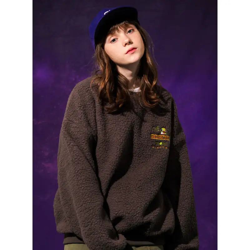 TWN x Bubble Bobble - Textless Sweatshirt - TWN - Clothing - Harumio
