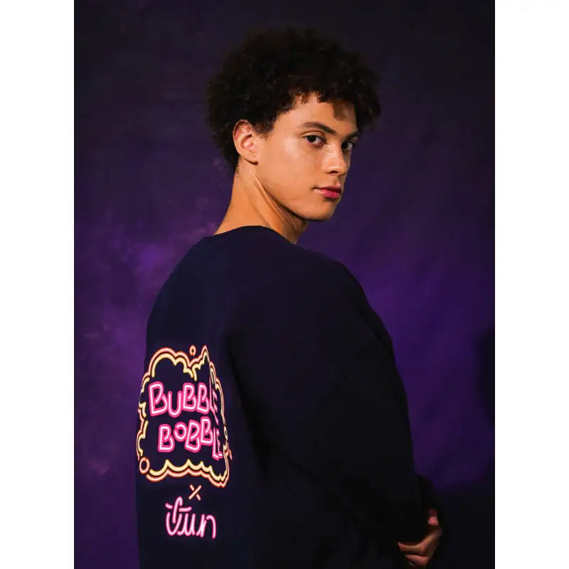 TWN x Bubble Bobble - Signature Neon Bubble Sweater - TWN - Clothing - Harumio