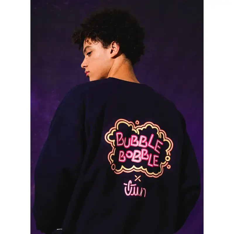 TWN x Bubble Bobble - Signature Neon Bubble Sweater - TWN - Clothing - Harumio