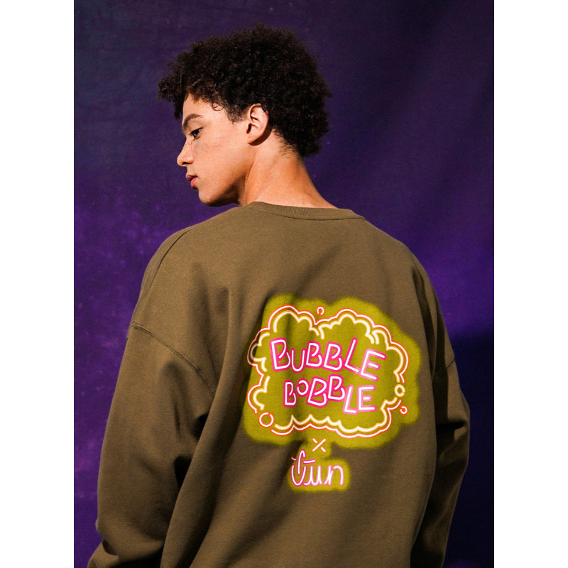 TWN x Bubble Bobble - Signature Neon Bubble Sweater