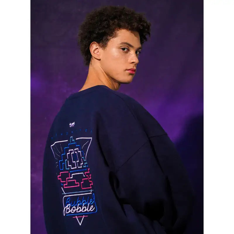 TWN x Bubble Bobble - Neon Bubble Sweater - TWN - Clothing - Harumio