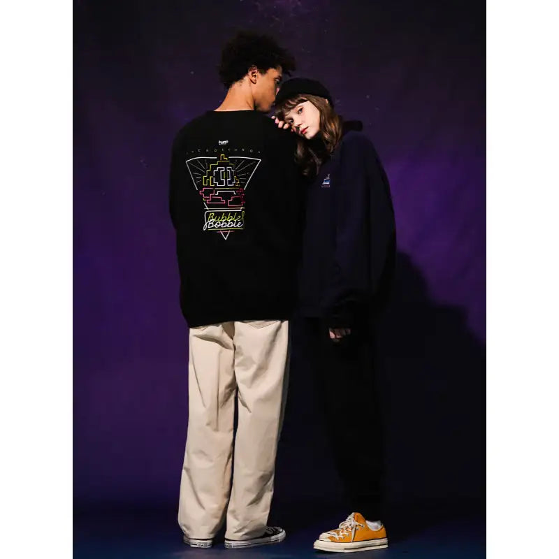 TWN x Bubble Bobble - Neon Bubble Sweater - TWN - Clothing - Harumio