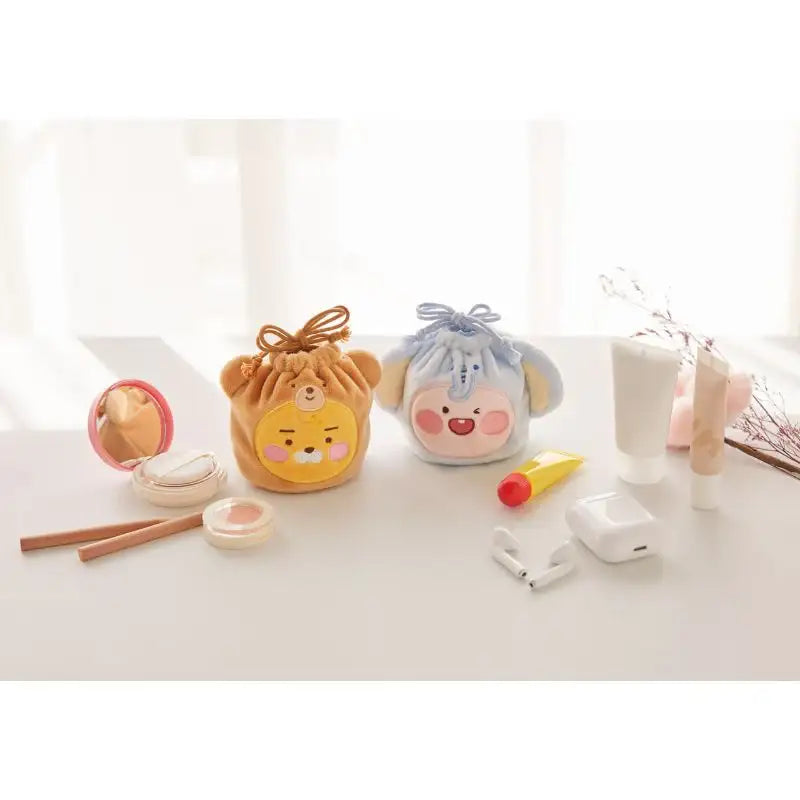 Kakao Friends - Cotton Friends Face Pouch - Kakao Friends - Bag - Harumio