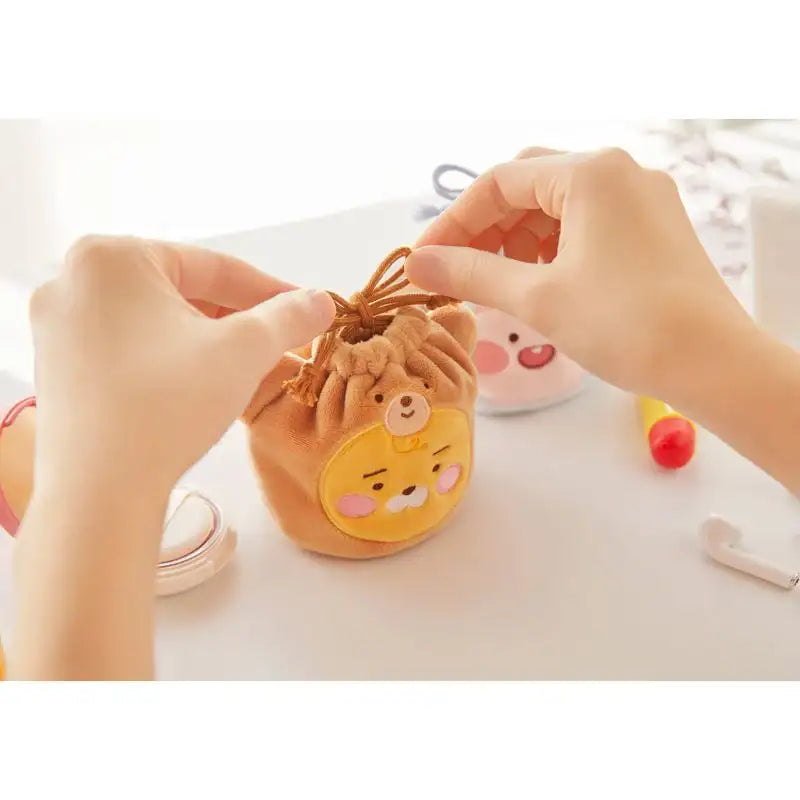 Kakao Friends - Cotton Friends Face Pouch - Kakao Friends - Bag - Harumio