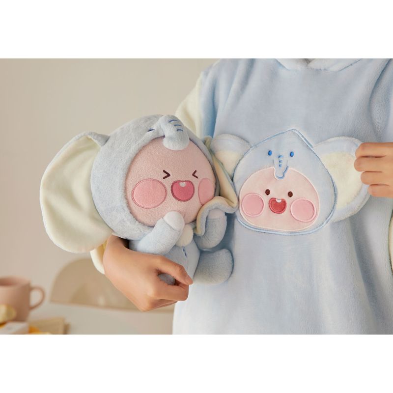Kakao Friends - Cotton Friends One-Piece Nightwear - Elephant Apeach