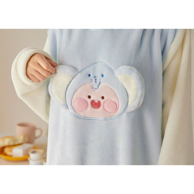 Kakao Friends - Cotton Friends One-Piece Nightwear - Elephant Apeach