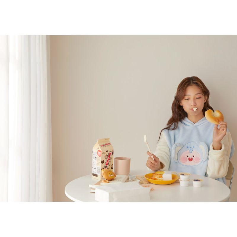 Kakao Friends - Cotton Friends One-Piece Nightwear - Elephant Apeach