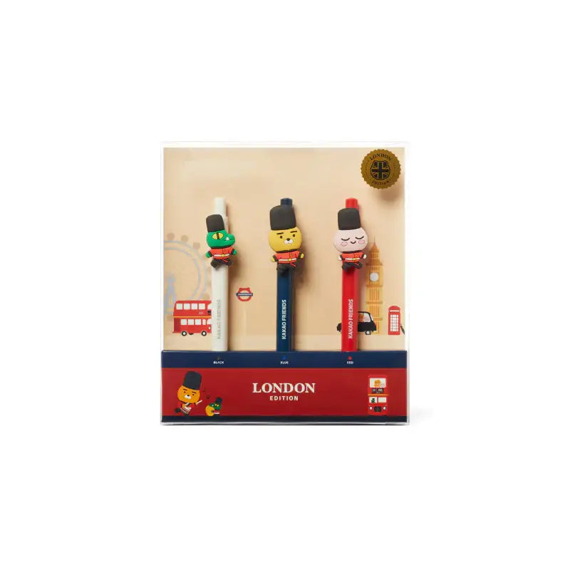 Kakao Friends - London Edition - Gel Pen Set - Kakao Friends - Stationery - Harumio