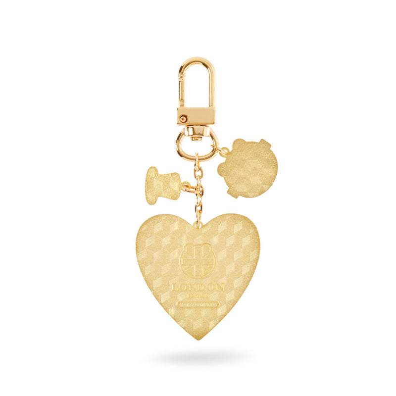 Kakao Friends - London Edition - Heart Union Jack Keyring