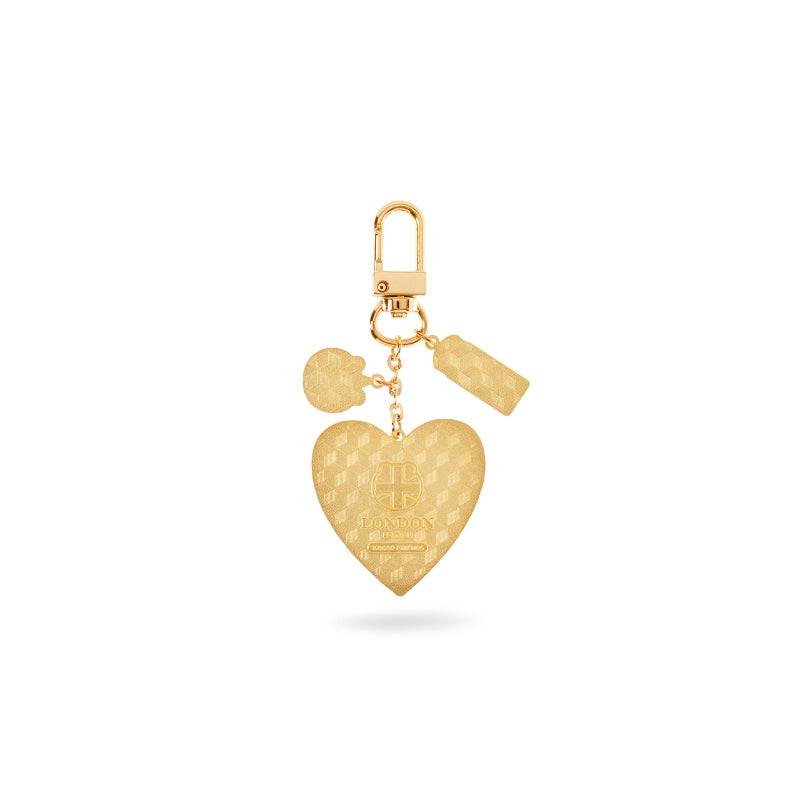 Kakao Friends - London Edition - Heart Union Jack Keyring