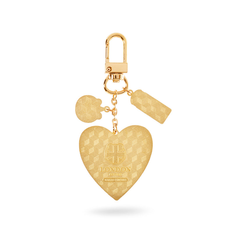 Kakao Friends - London Edition - Heart Union Jack Keyring
