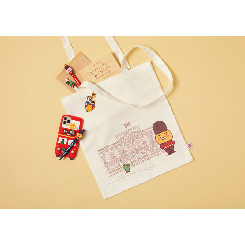 Kakao Friends - London Edition - Heart Union Jack Keyring