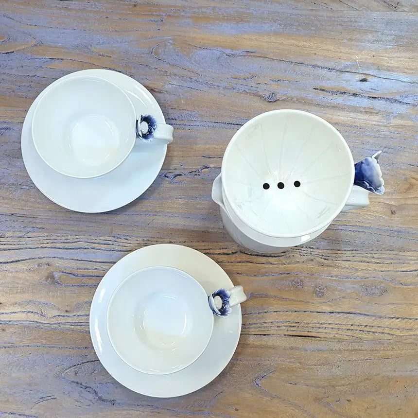 Bosan Pottery - Flower Bud Coffee Dripper Set - Bosan Pottery - Home & Living, Accessories - Harumio