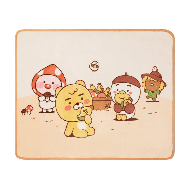 Kakao Friends - Harvest Blanket & Slippers Set