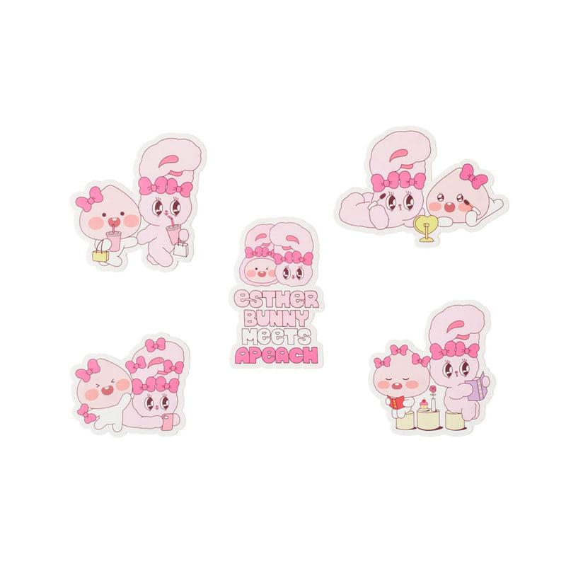 Apeach x Esther Bunny - Sticker Pack (10 pcs)