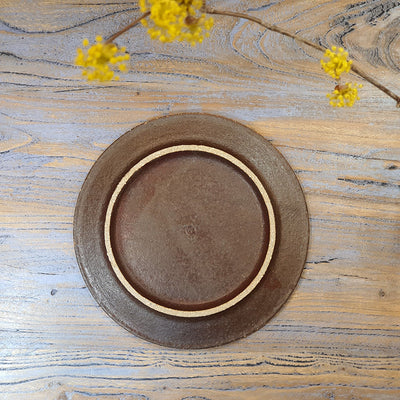 Bosan Pottery - Toppan Stone Round Buffet Plate