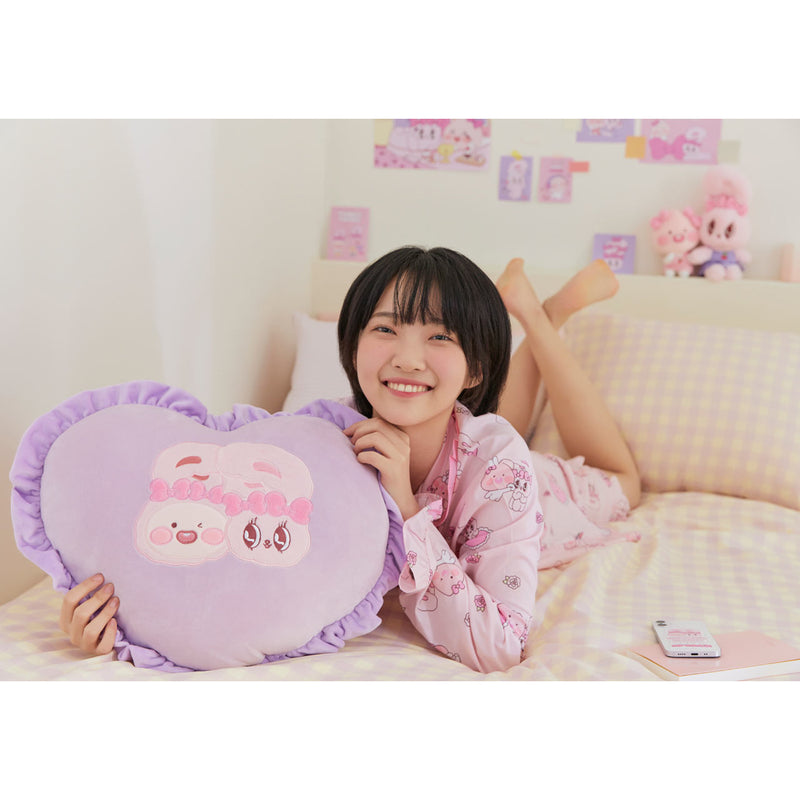 Apeach x Esther Bunny - Heart Cushion