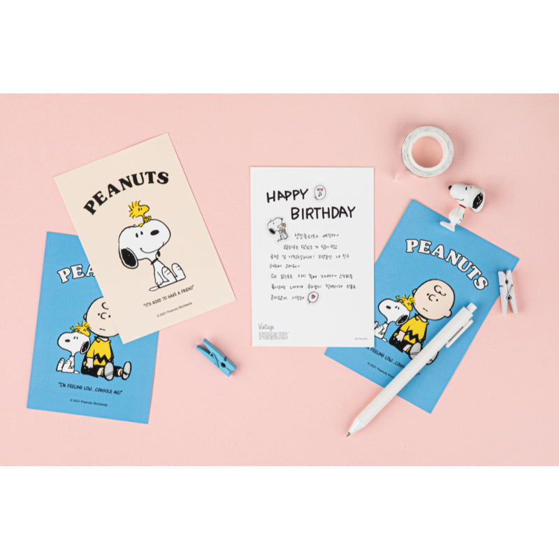 Peanuts x 10x10 - Snoopy & Friends Glass